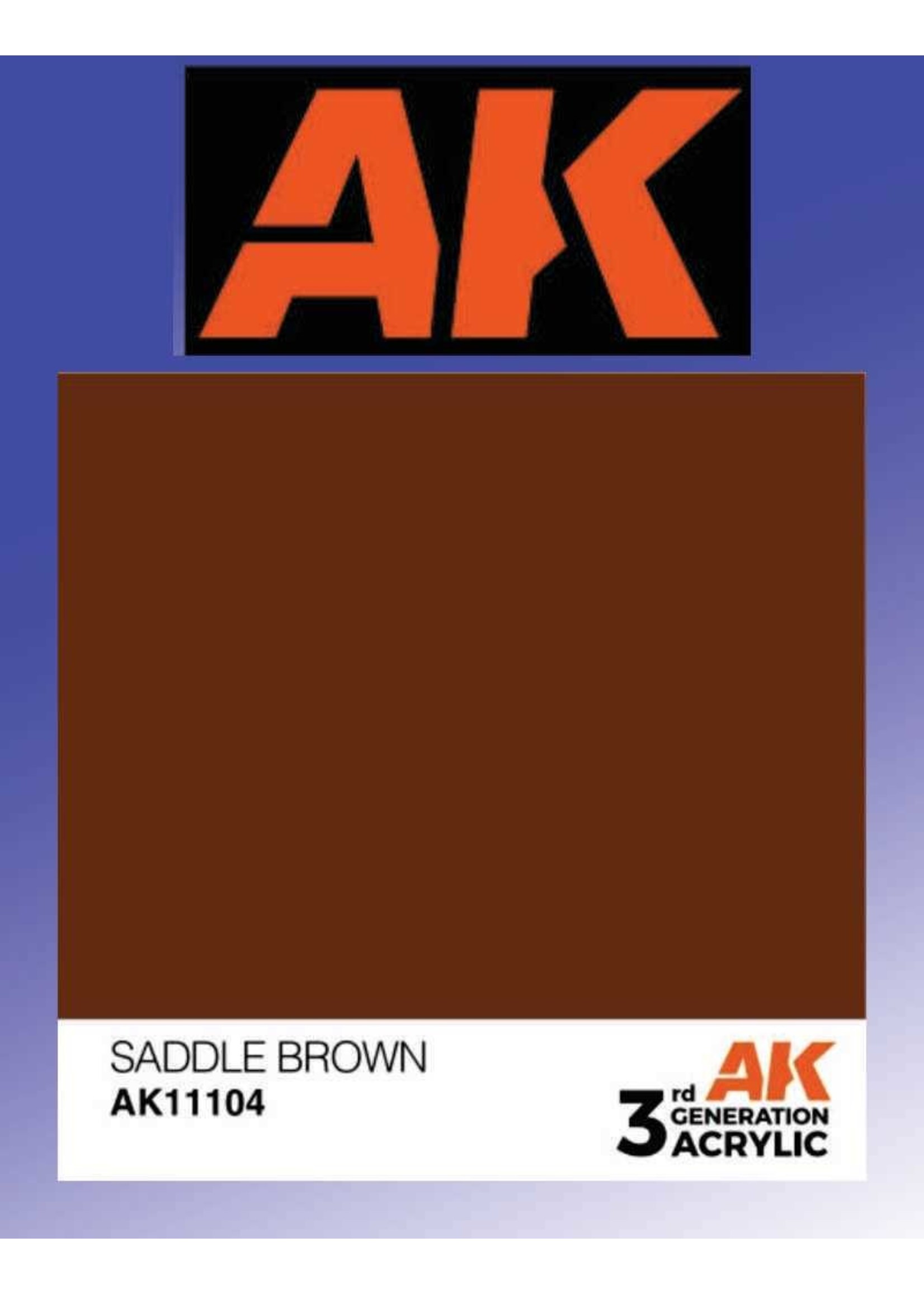 AK Interactive AK11104- saddle brown