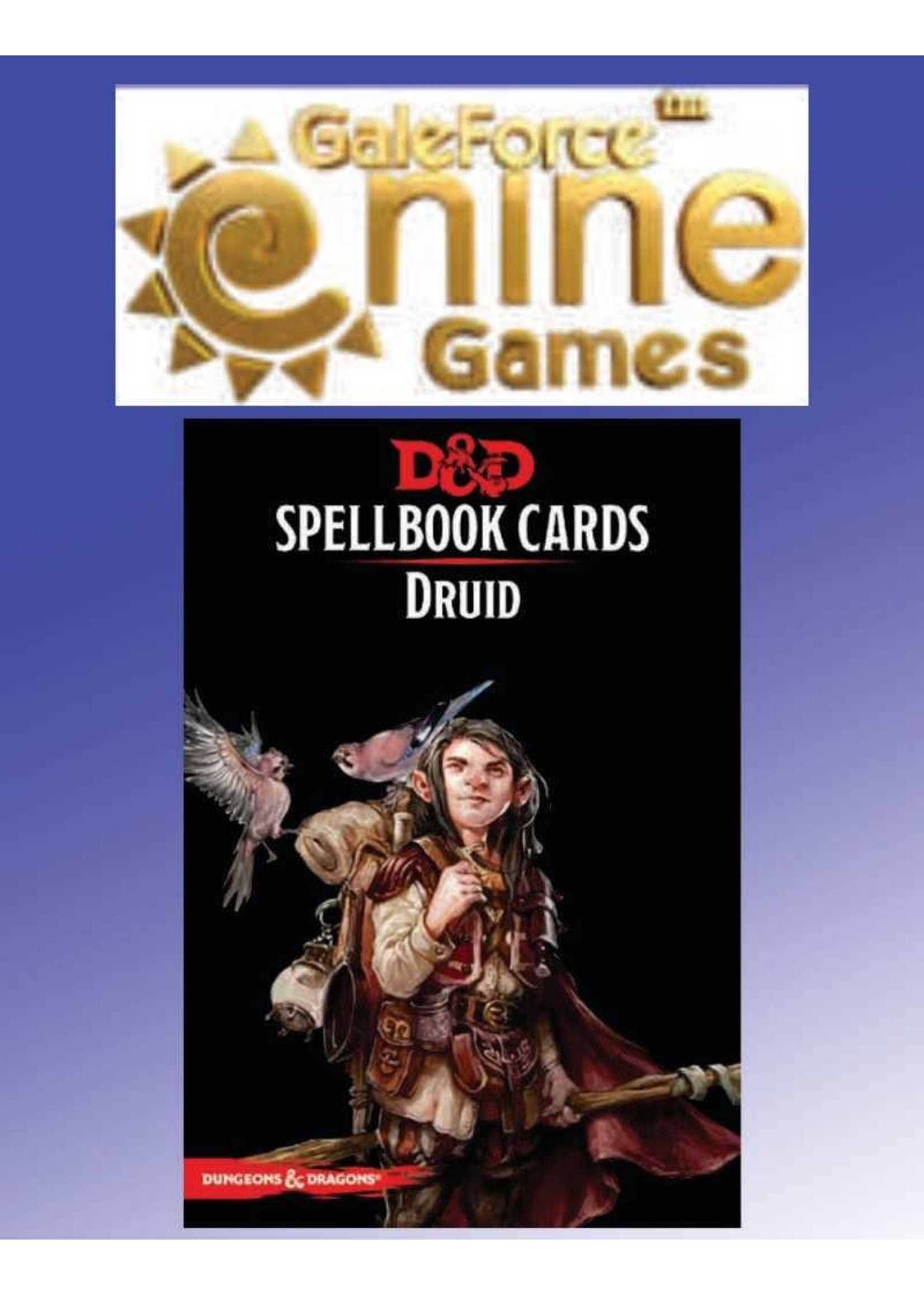 Gale Force Nine D&D Spellbook Cards Druid