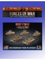 Flames of War FOW M4 Sherman Tank Platoon