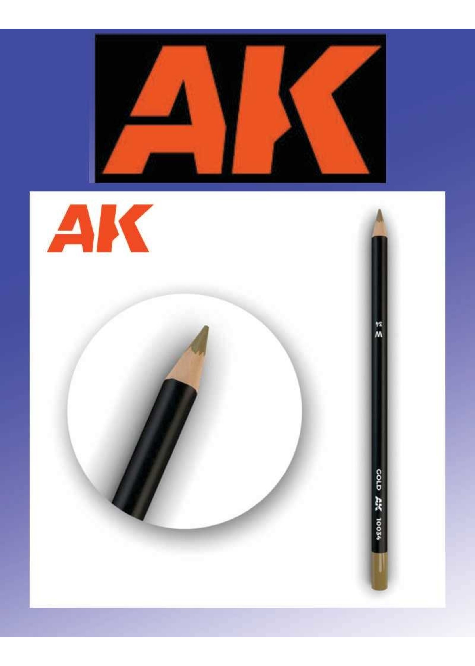 AK Interactive AK10034 - Gold Weathering Pencil