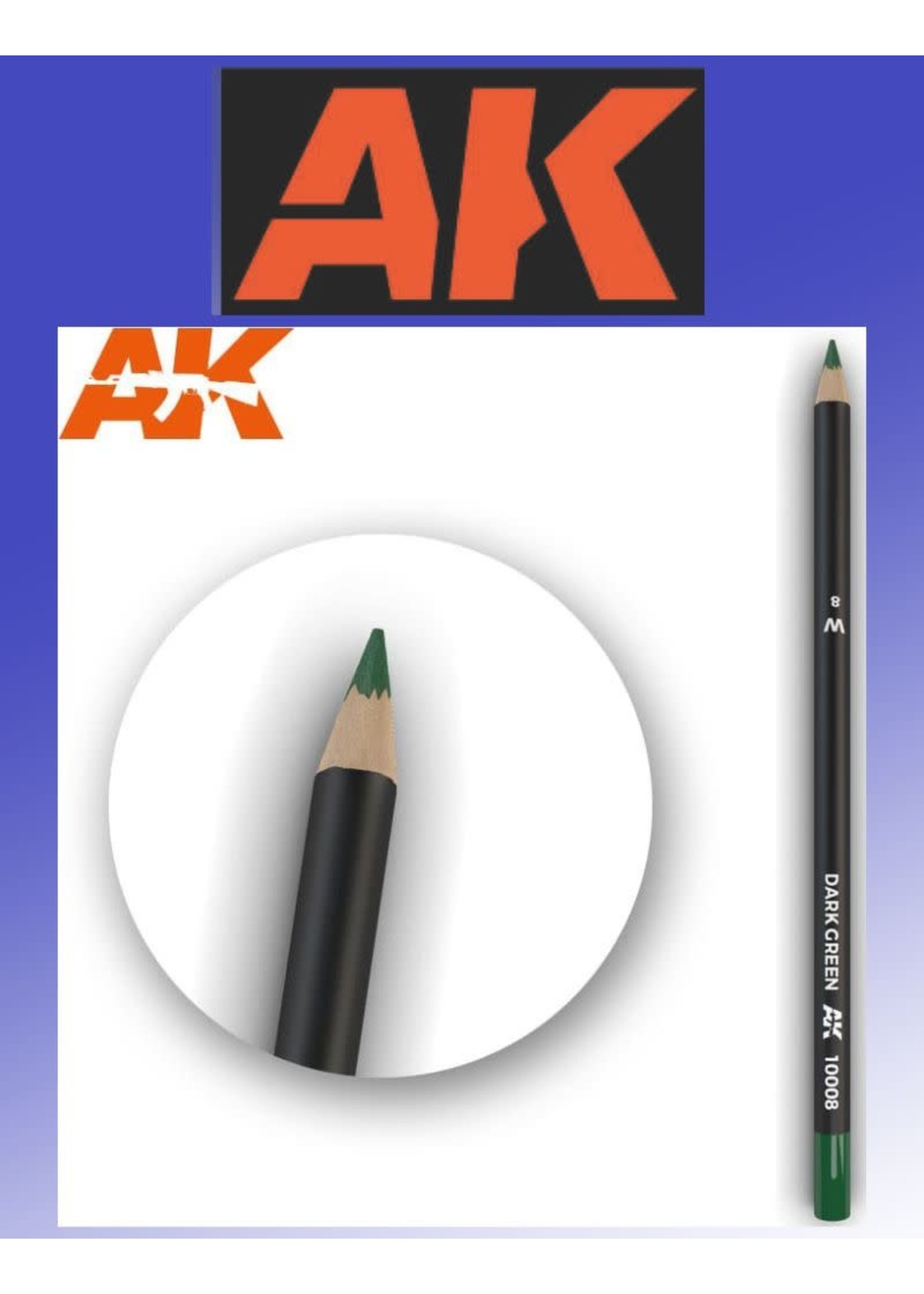 AK Interactive AK10008 - Dark Green Weathering Pencil