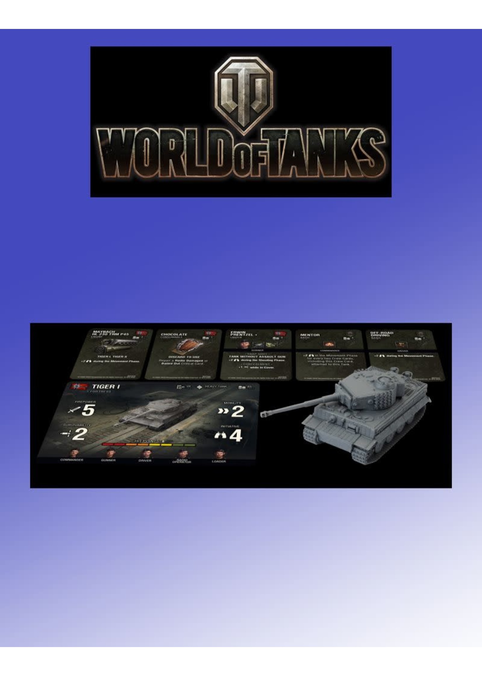 World of Tanks WOT Tiger I