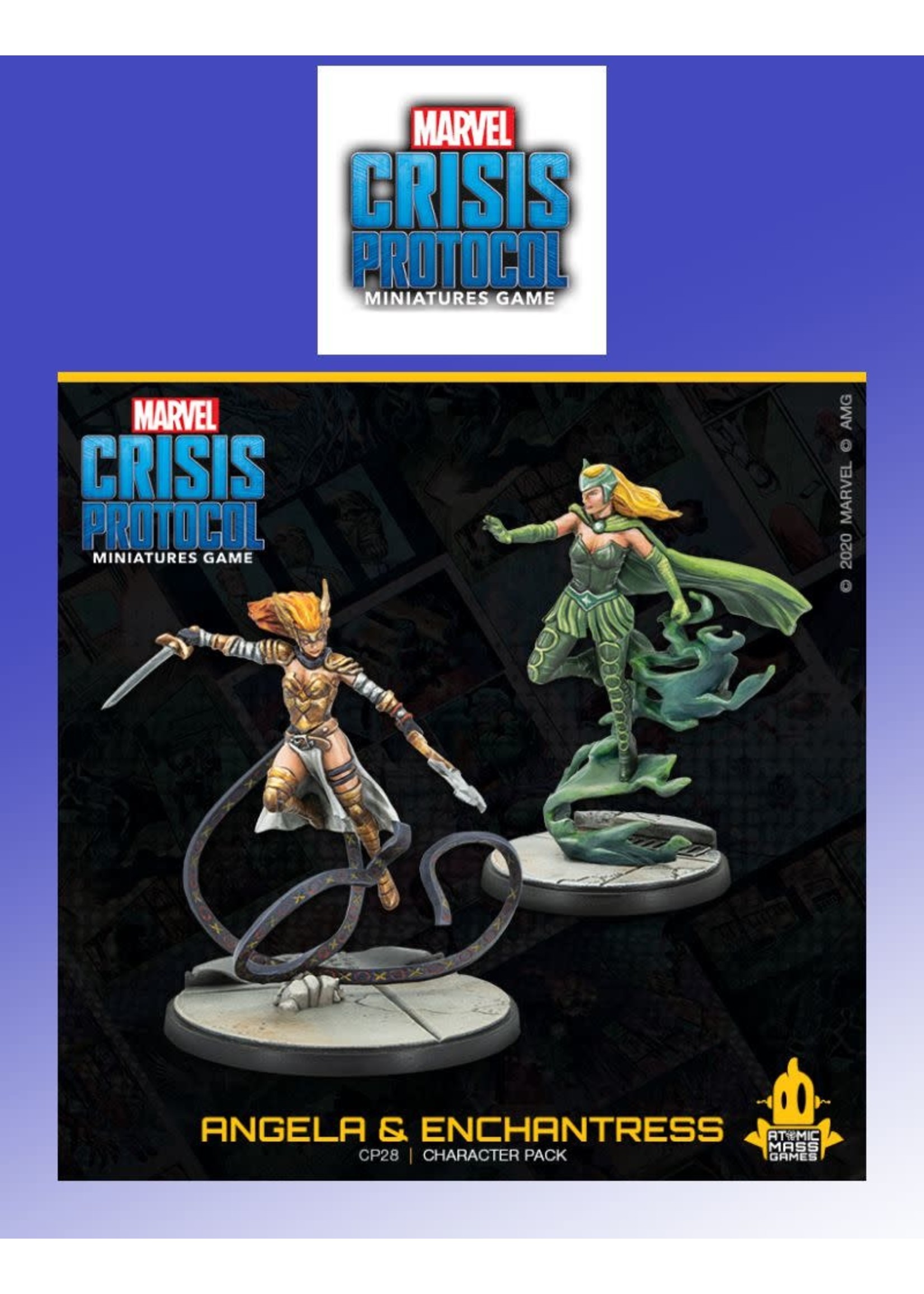 Atomic Mass Games Marvel Crisis Protocol: Angela & Enchantress