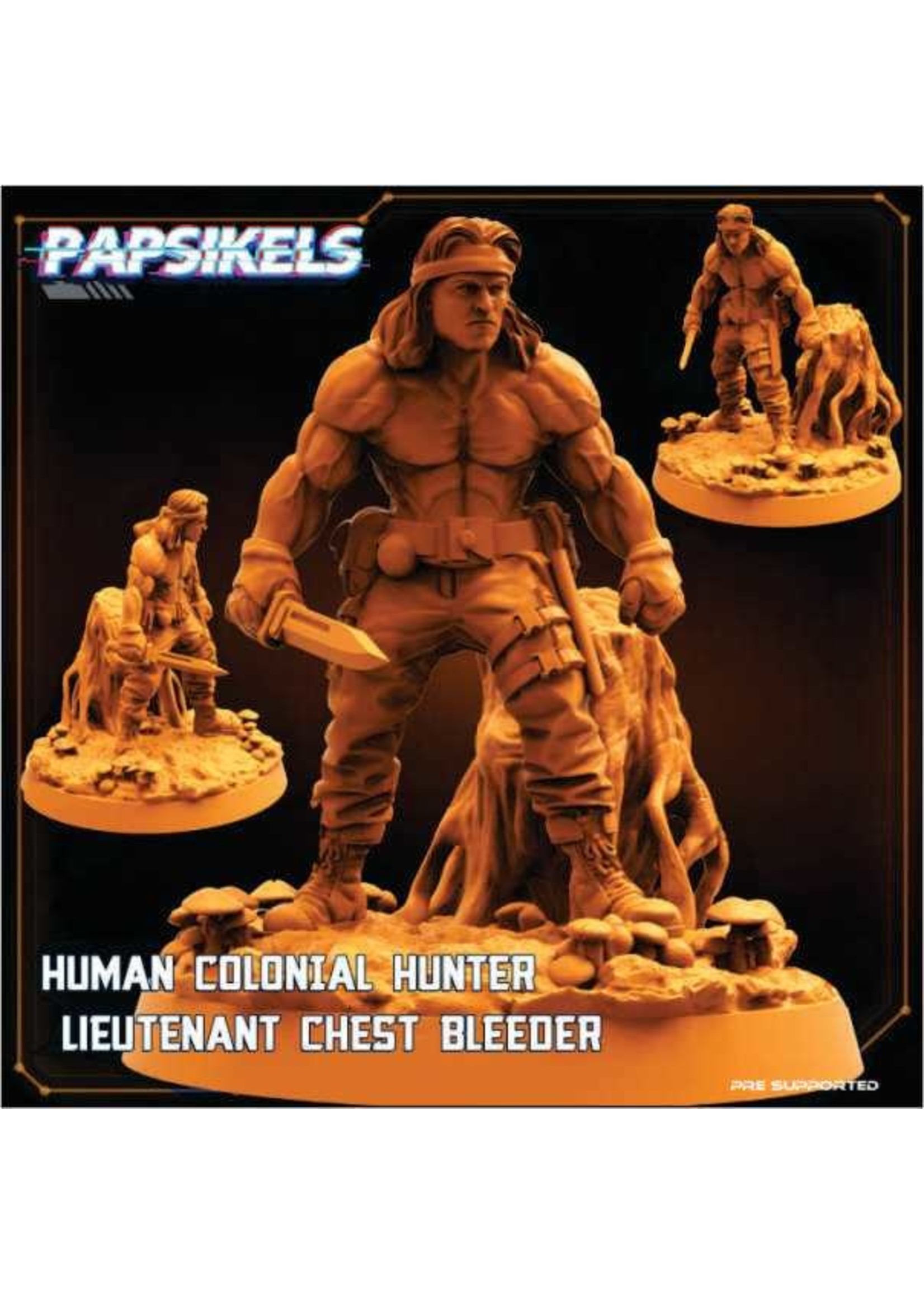 Papsikel Miniatures Papsikels - Lt. Chest Bleeder Machete