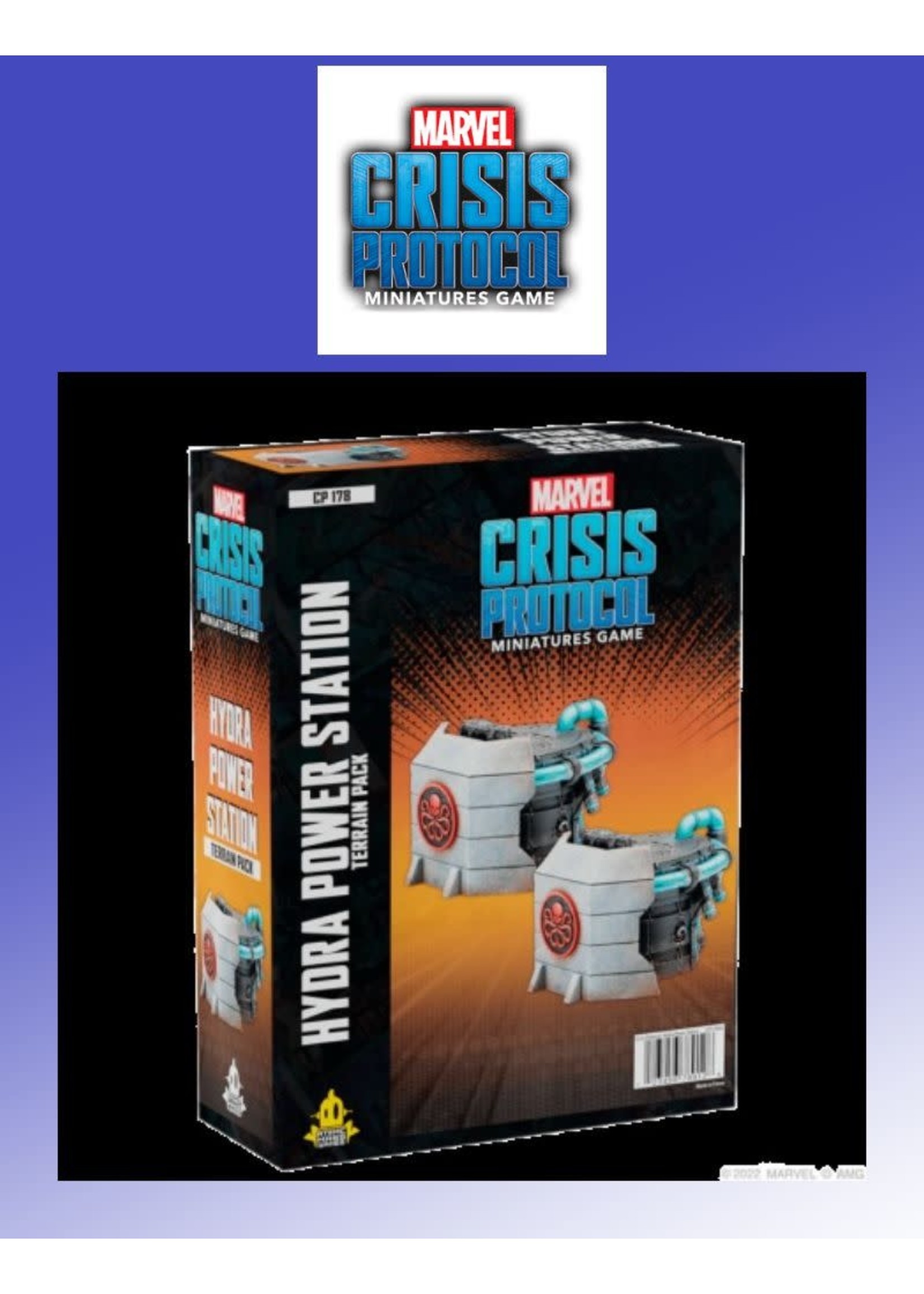 Atomic Mass Games Marvel Crisis Protocol: Hydra Power station Terrain Pack