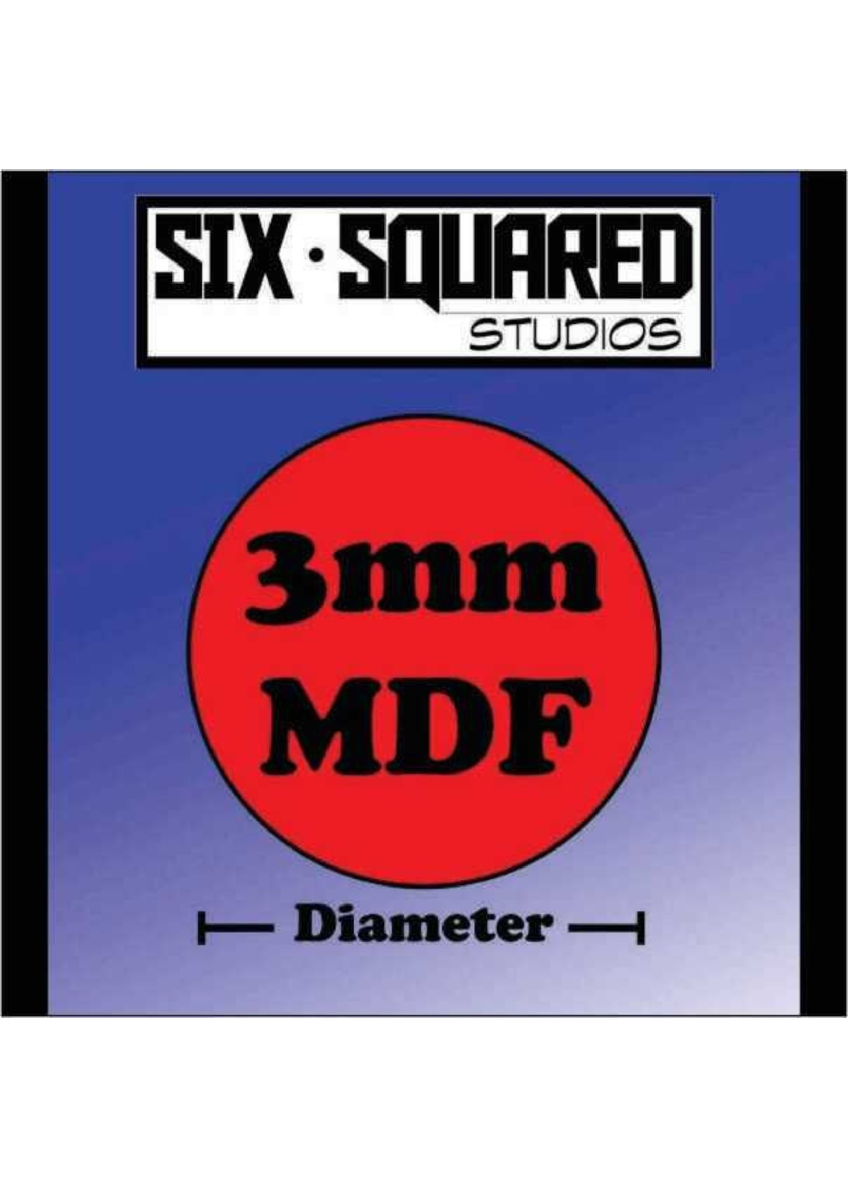 6 Squared Studios 65mm MDF round bases