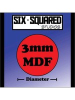 6 Squared Studios 50mm MDF round bases
