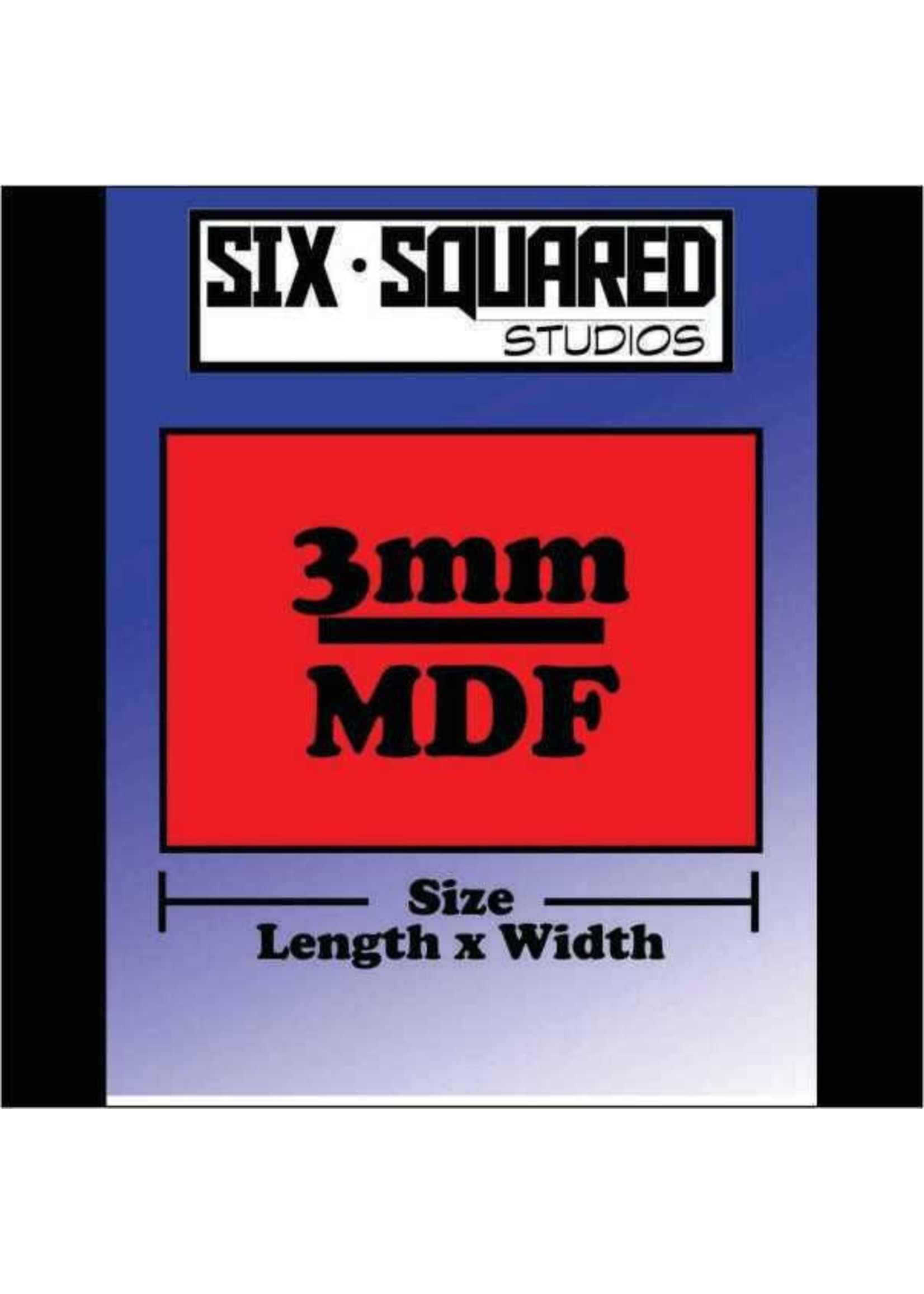 6 Squared Studios 30mm x 40mm MDF rectangle bases