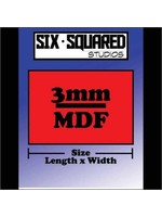 6 Squared Studios 15mm x 40mm MDF rectangle bases