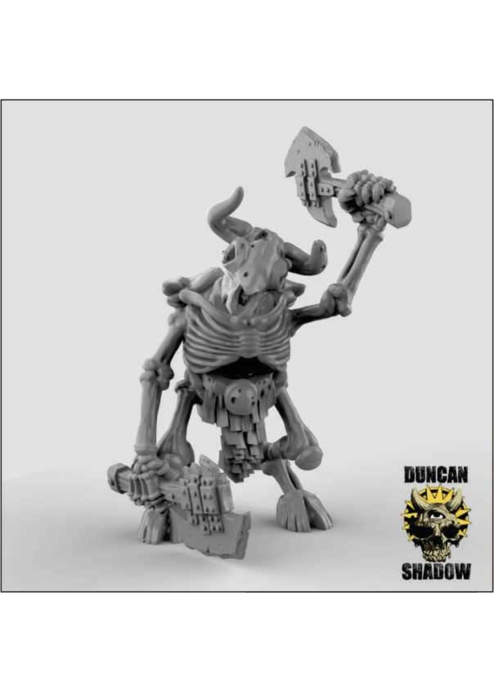 Duncan Shadow Duncan Shadow - Minotaur Skeleton with 2 weapons