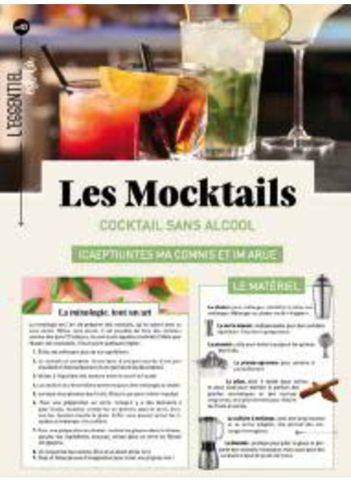 Les mocktails: cocktails sans alcool - Merci les Livres