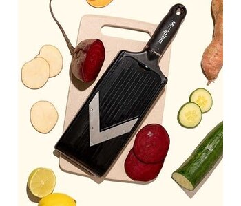 Mandoline ajustable avec lame en V et julienne - Microplane