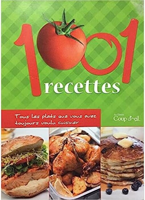 Livre d'occasion - 1001 recettes - Collectif