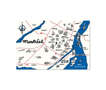 Carte postale - Carte Montréal - Cyril Doisneau - Paperole