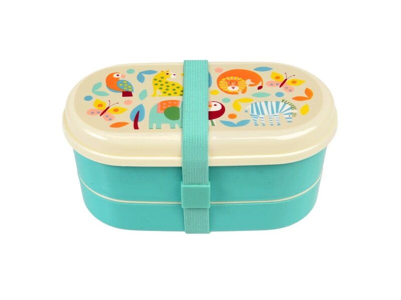 Rex London Boîte bento - motif animaux sauvages