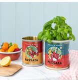 Rex London Ensemble de deux pots de rangement en étain - motif passata