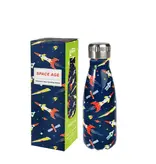 Rex London Bouteille en acier inoxydable - motif espace - 260 ml