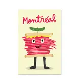 Paperole Carte postale - Smocked Meat - Francis Léveillée - Paperole