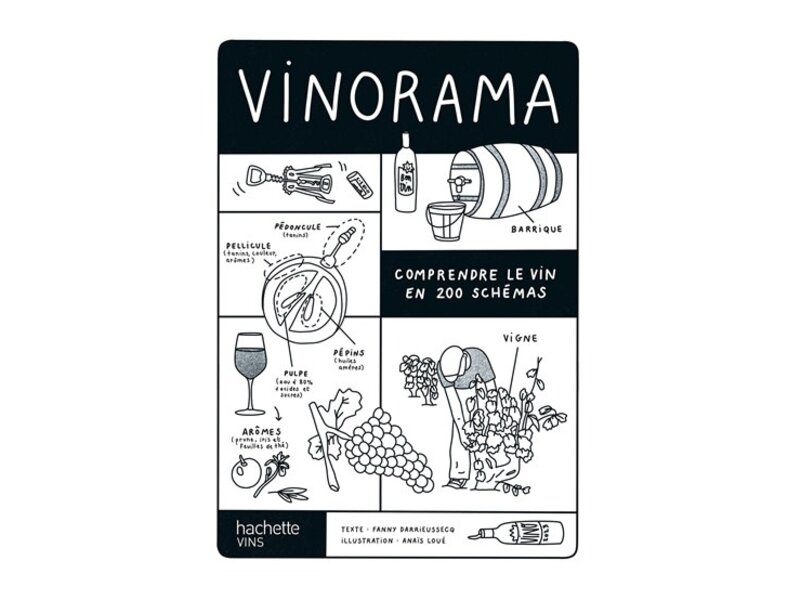 Hachette vins Vinorama : comprendre le vin en 200 schémas - Fanny Darrieussecq