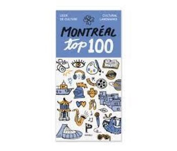Carte Montréal Top 100 - Lieux culturels - Paperole