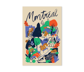 Carte postale - Balade à Montreal - Julia GR - Paperole