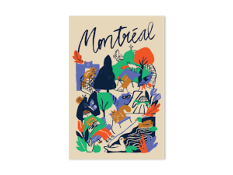 Paperole Carte postale - Balade à Montreal - Julia GR - Paperole