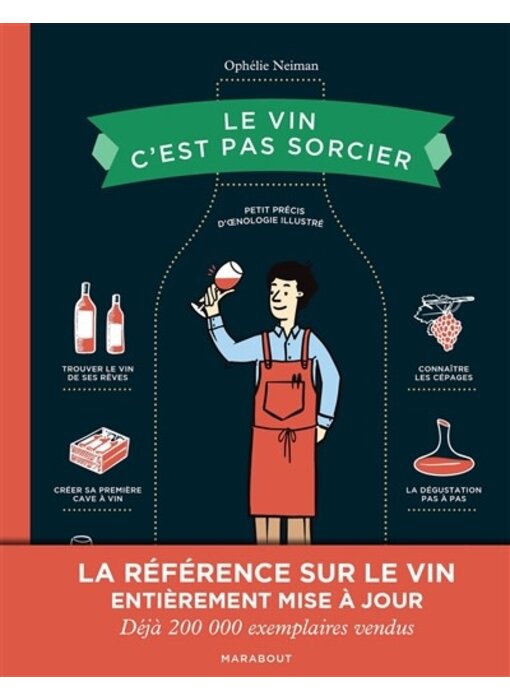 Le vin c'est pas sorcier : petit précis d'oenologie illustré - Ophélie Neiman