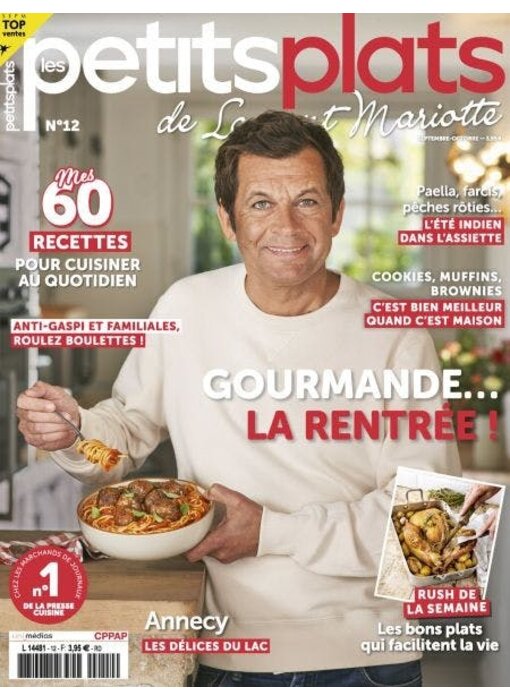 Livre d'occasion - Les petits plats de Laurent Mariotte #12 - Sept-Oct 2023