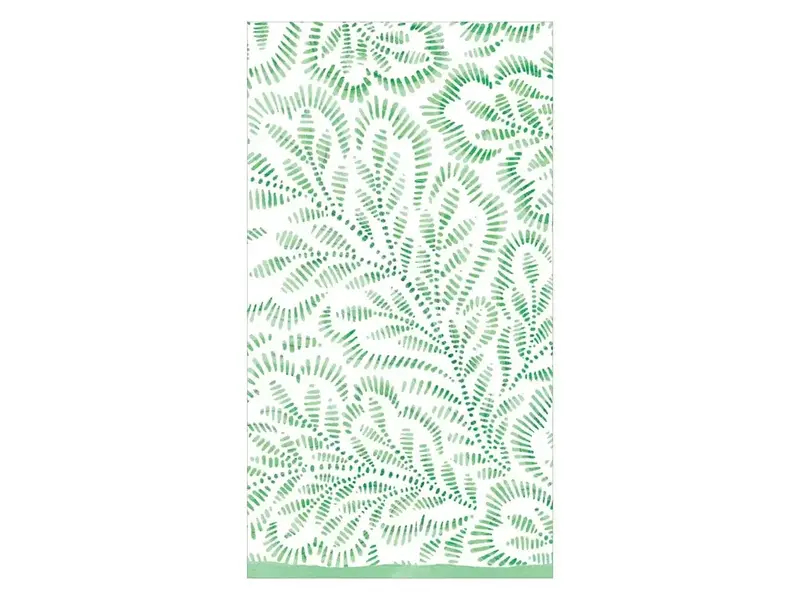 Caspari Serviettes 3 plis - motif feuilles vertes - Caspari