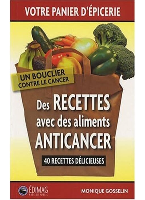Livre d'occasion - Recettes avec.. aliments anticancer - Monique Gosselin