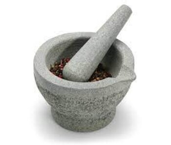 Mini mortier en granite avec pilon - Zen