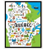 Paperole Affiche - Top Québec 11x14 - Francis Léveillée - Paperole