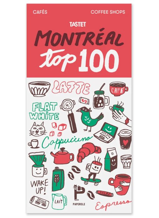 Carte Montréal Top 100 - Cafés - Paperole