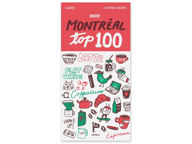 Paperole Carte Montréal Top 100 - Cafés - Paperole