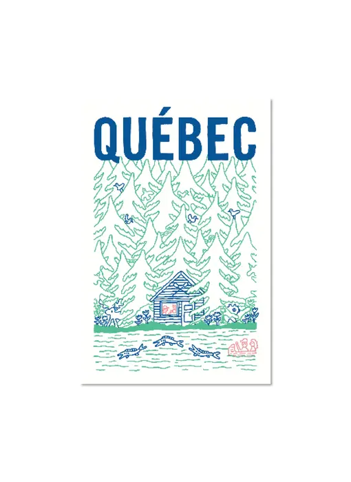Carte postale - Cabane au Québec - Benoit Tardif - Paperole