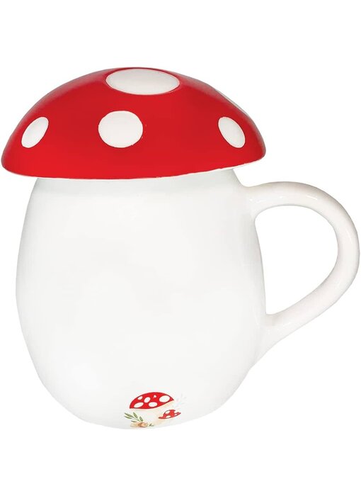 Tasse avec couvercle - Champignon - 12oz