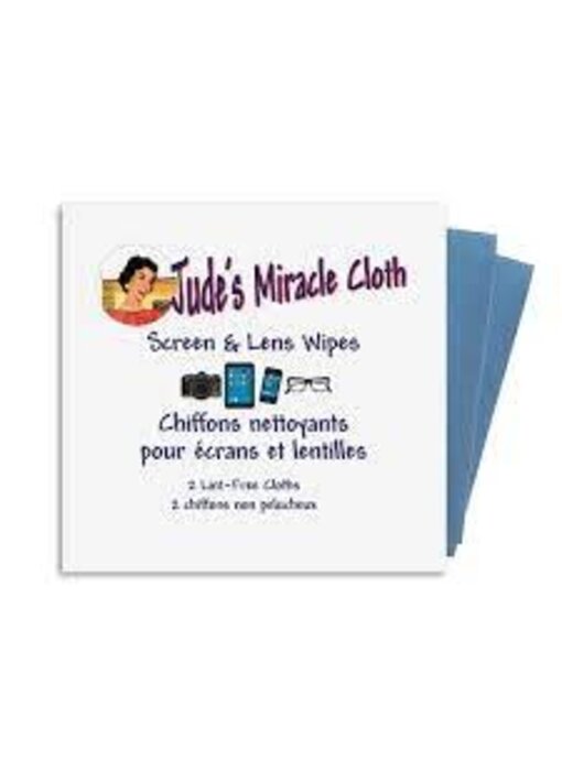 Chiffon nettoyant pour écrans et lentilles - Jude's Miracle Cloth
