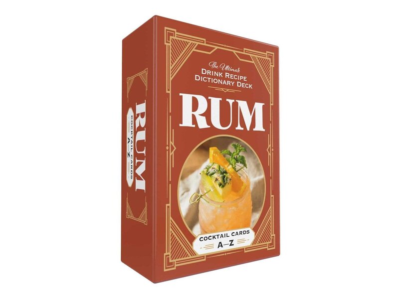 adams media Rum Cocktail Cards A-Z : The Ultimate Drink Recipe Dictionary Deck - Adams Media