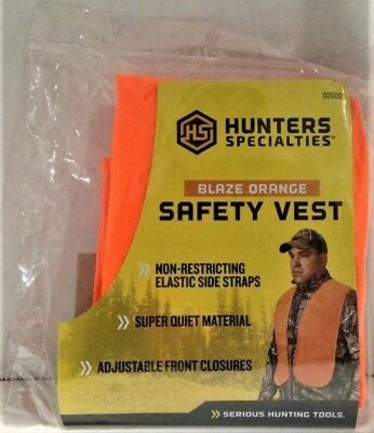GSM outdoors Blaze orange safety vest