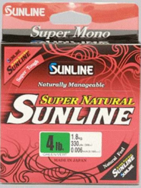 Sunline super natural clear 330yd hg 25lb
