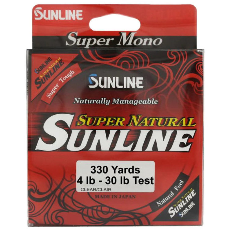 Sunline super natural clear 330yd hg 30lb