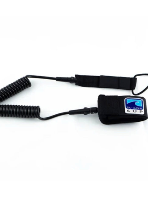 BluWave 10' coil leash black