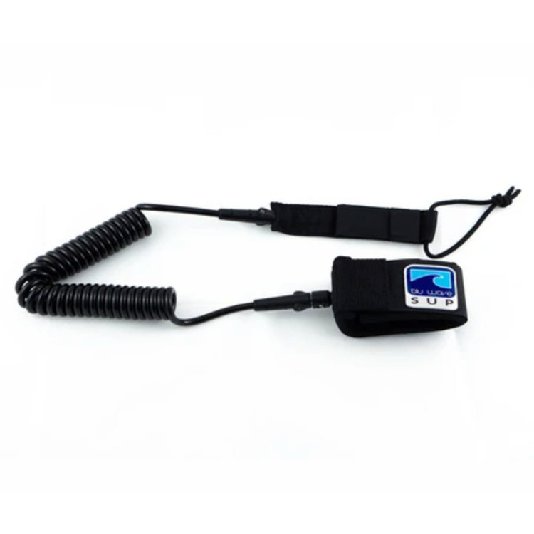 BluWave 10' coil leash black