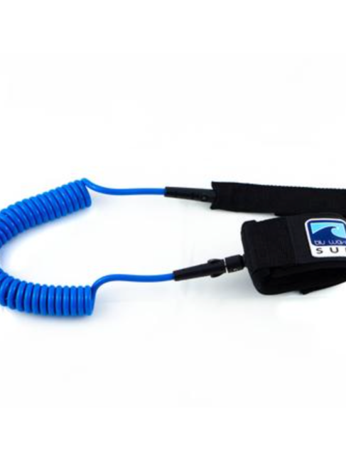 BluWave 10' coil leash blue