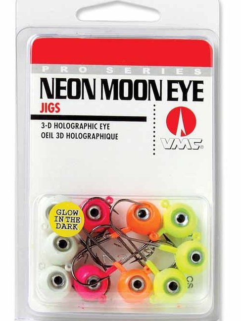 Rapala neon moon eye jig glow kit 1/8 assorted