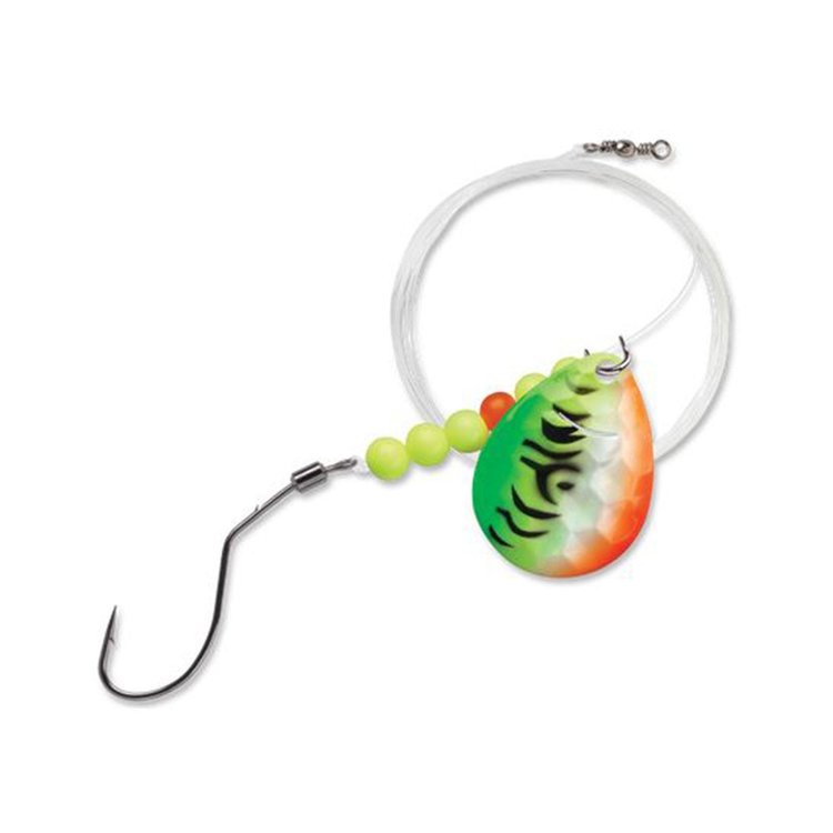 Rapala spindrift spinner rig 2.5hex orange fireUV