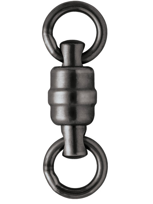 Rapala black ss hd ballbearing swivel w/welded rings #1