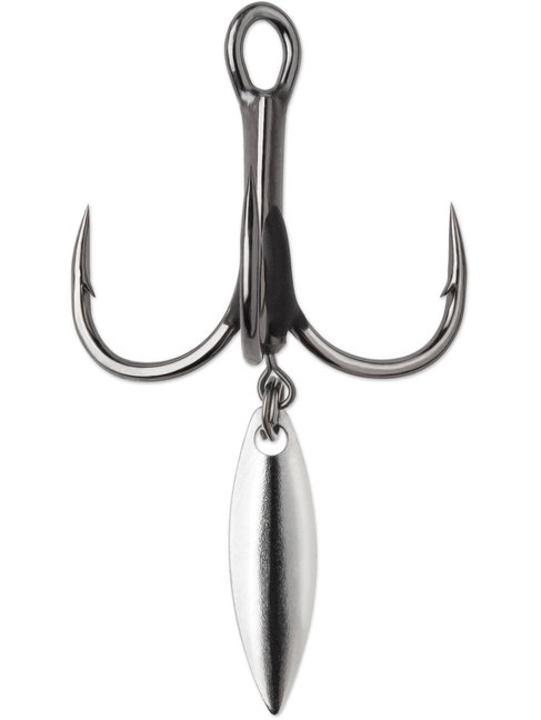 Rapala bladed hybrid treble short 1x black nickle #6