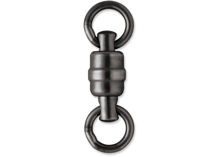 Rapala black ss hd ballbearing swivel w/welded rings #2