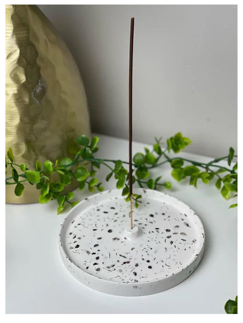 round incense burner- superior stone